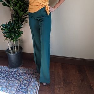 Teal High Waisted Pants